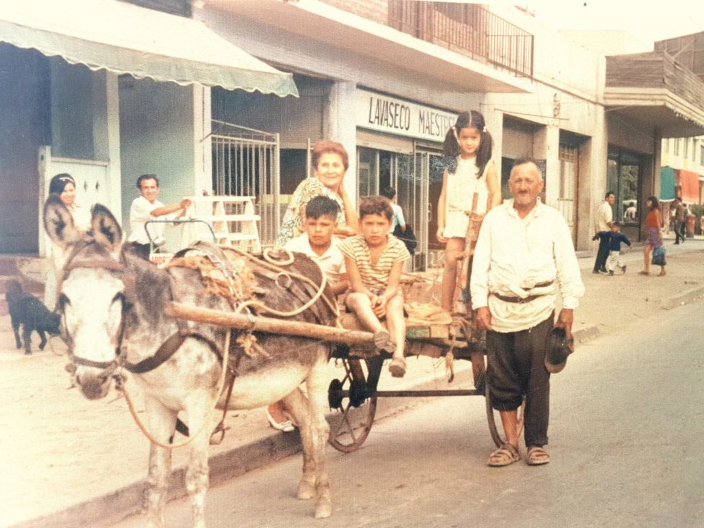 Fotografía de una familia puentealtina paseando por el centro de la comuna