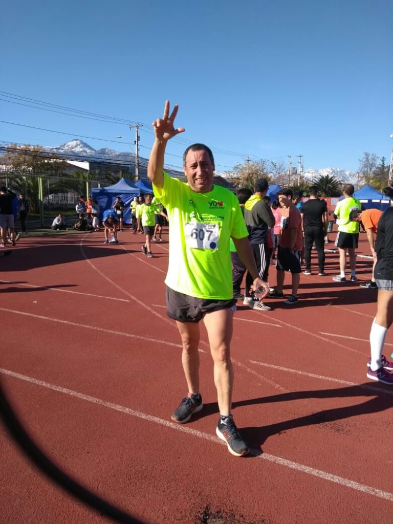 Marcelo Caro un Puentealtino de Tomo y Lomo, Destacado Maratonista